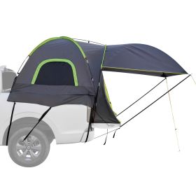 Pickup Truck Tent, Fits 5.0-5.2 ft Truck Tents for Camping, Waterproof PU2000 mm 2-3 Person Sleeping Truck Bed Tent