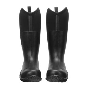 Men's Steel Toe Rubber Boots, Protective Footwear, Waterproof Rain Fishing Boots, Outdoor Non-Slip Work Shoes, Lightweight and Durable