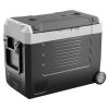 Car Refrigerator, DC 12/24V AC100-240V Compressor Electric Cooler, -4°F to 68°F Truck Refrigerator with APP Control, Wheels & Dual Zone