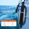 Boat Fenders, 5.5" x 20" Boat Bumpers for Docking, Inflatable Ribbed Fender with Center Holes, Marine Boat Dock Fender Bumper with Air Pump
