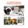 Propane Tank Top Heater, 13000 BTU Rapid Heating 180-Degree Infrared Radiant Tank Top Gas Heater