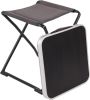 3 in 1 Folding Camping Table, Stool, and Footrest, Lightweight Portable up to 300 LBS, Easy to Carry for Beach, Fishing, Trip, Picnic, Lawn