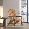 HDPE Folding Adirondack chair with Cup Holder, 4Pack