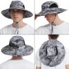 Wide Brim Sun Hat, UPF 50+ UV Protection Waterproof Packable Bucket Hat for Men & Women, Fishing Hiking Beach Garden