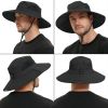 Wide Brim Sun Hat, UPF 50+ UV Protection Waterproof Packable Bucket Hat for Men & Women, Fishing Hiking Beach Garden